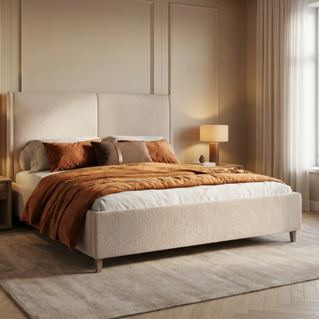 غرفة نوم كوستا باللون البني الجوزي