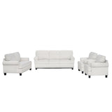 كنب لافينيا فردي باللون الكريمي