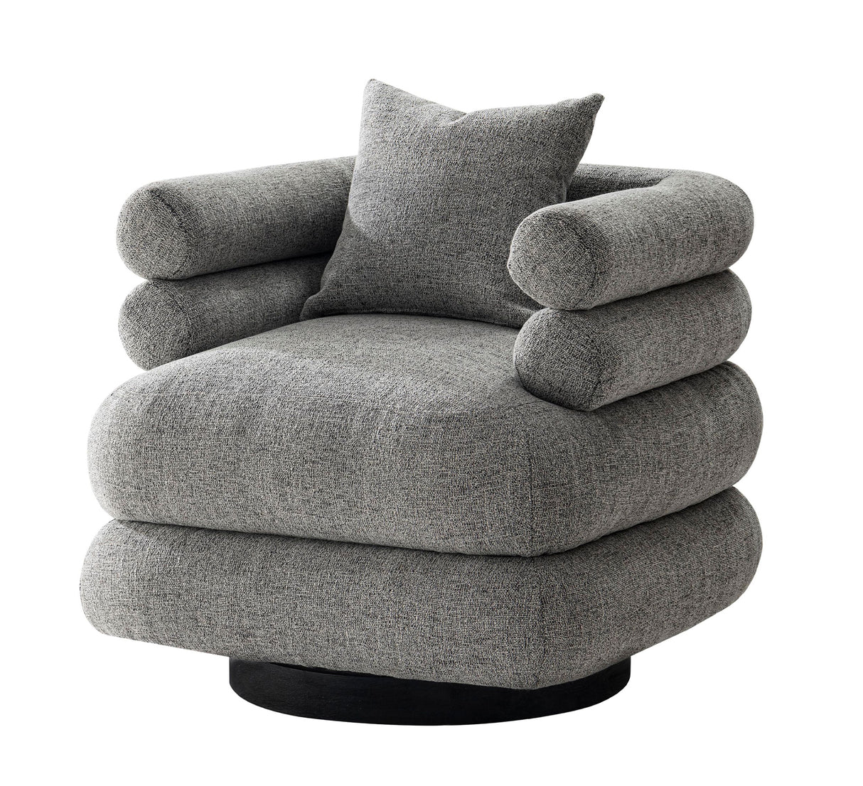 Grey single sofa