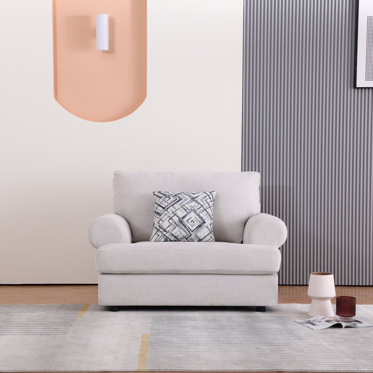 Tiana cream sofa set
