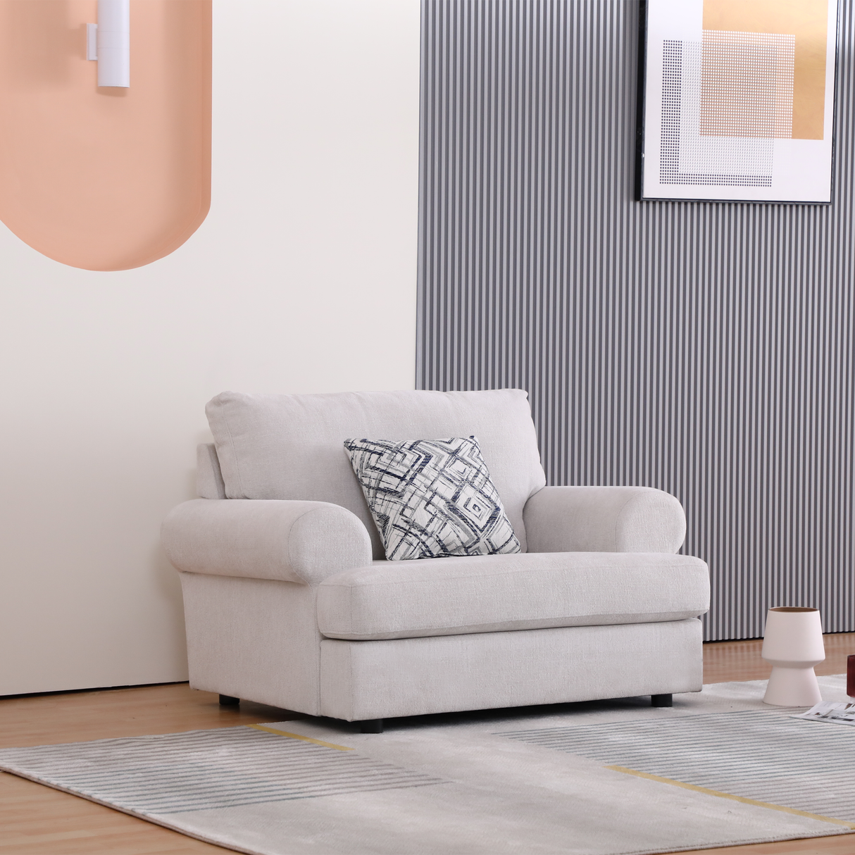 Tiana cream sofa set