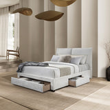 سرير بـــلس كاليرا باللون الرمادي