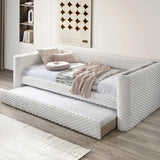 Novin bed in white