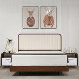 سرير فيرين باللون البيج