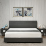 سرير ويليان باللون الرمادي