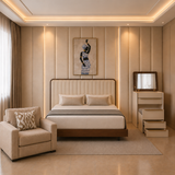 باكج غرفة نوم متناسقة بتصميم جاهز | 4 قطع