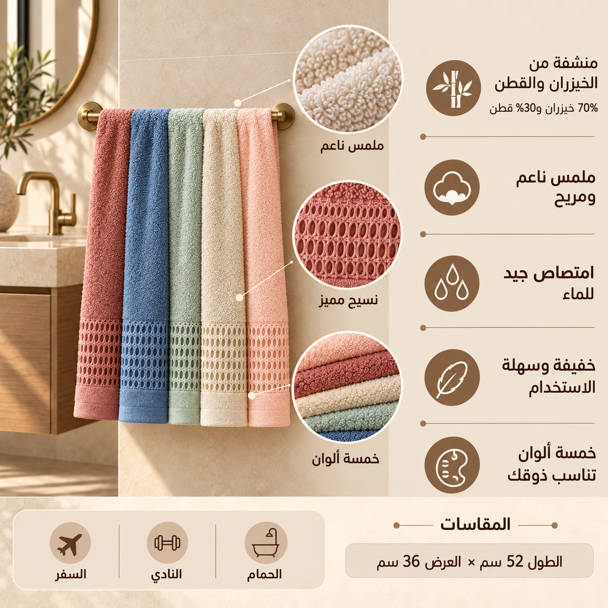 منشفة استحمام
