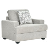 كنب نوفارا فردي باللون الرمادي