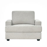 كنب نوفارا فردي باللون الرمادي