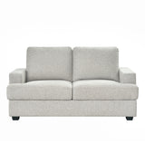 كنب نوفارا ثنائي باللون الرمادي