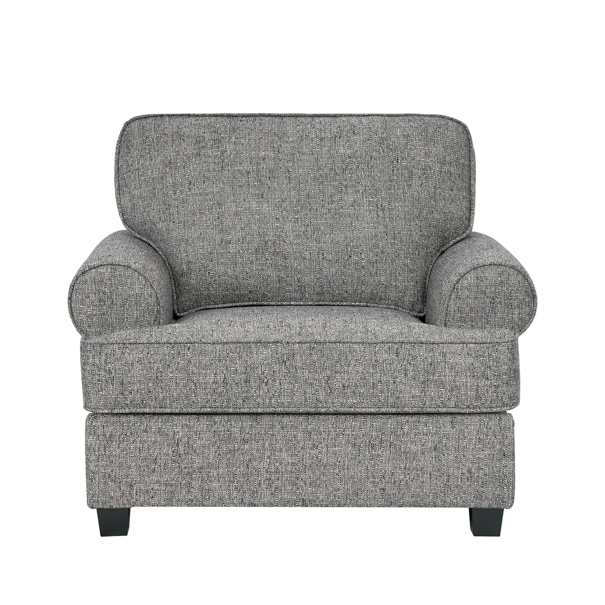 كنب إلفيرا فردي باللون الرمادي