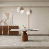 طاولة طعام نوريفيا باللون البني