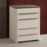 Ivana's cream-colored chiffonier