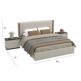 سرير ألتيرا باللون البني