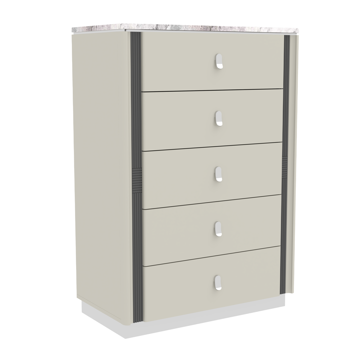 شوفنيرة إيفوريا باللون الرمادي