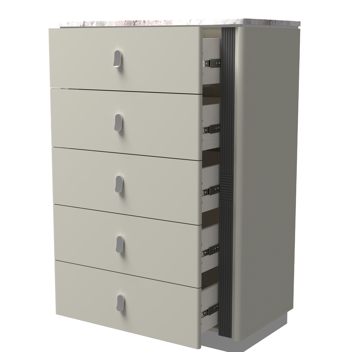 شوفنيرة إيفوريا باللون الرمادي