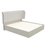 سرير إيفوريا باللون الأبيض