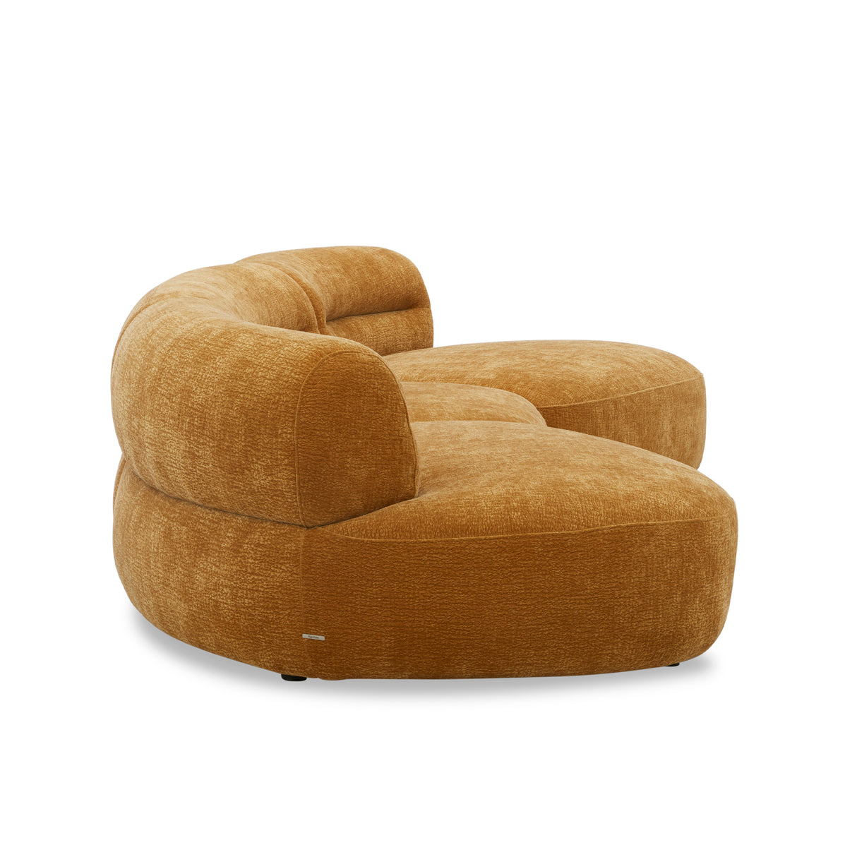 كنب ثلاثي ريان باللون البرتقالي