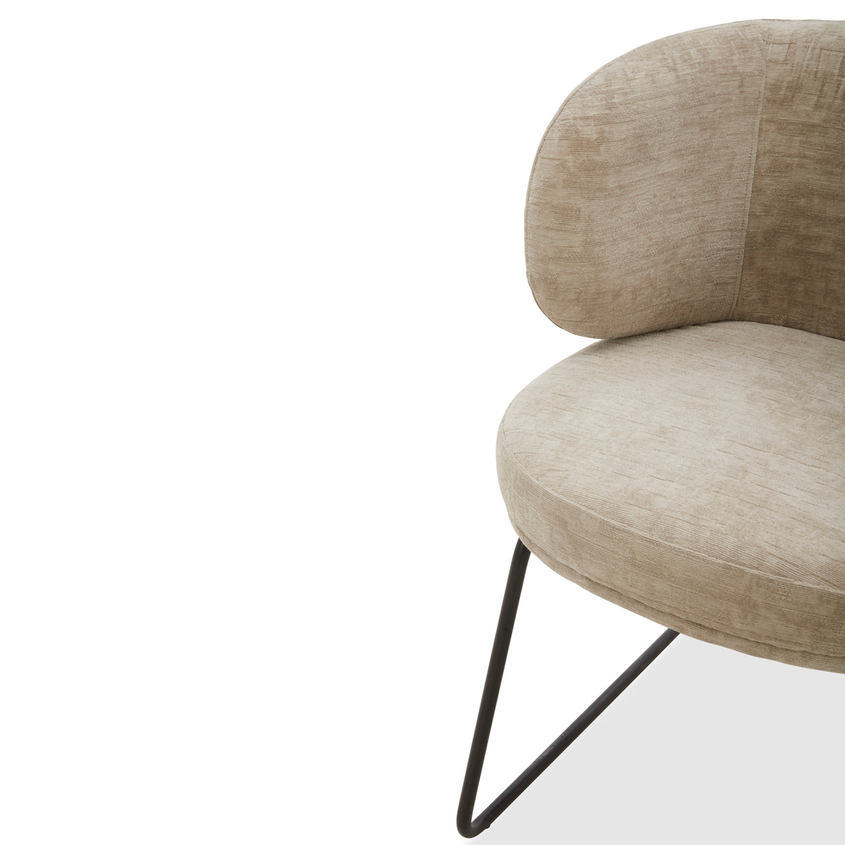 كرسي فردي كايلا باللون البيج