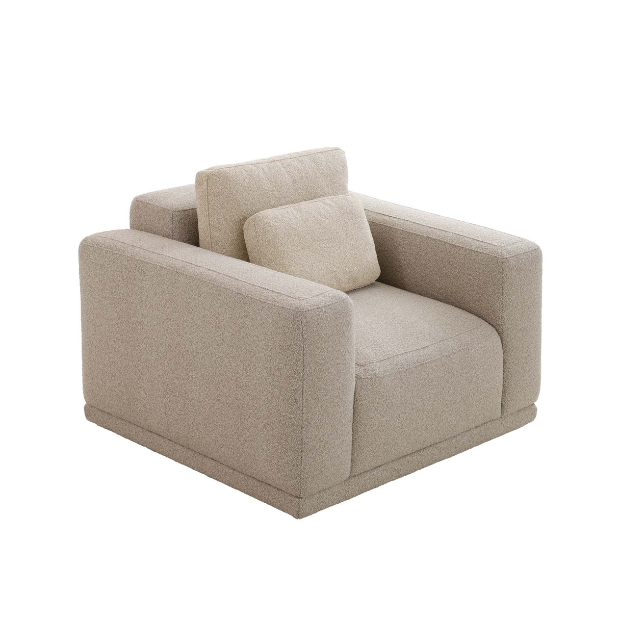 كنب فردي توفا باللون البني