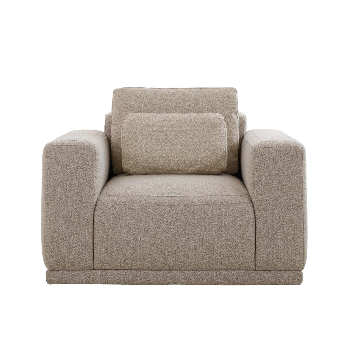 كنب فردي توفا باللون البني