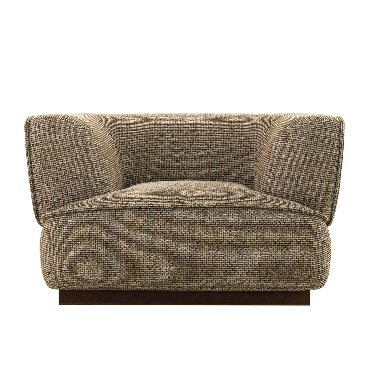 كنب فردي ســافيون باللون البني