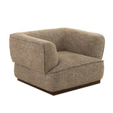 كنب فردي ســافيون باللون البني