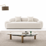 كنب رباعي ناديرا باللون الرمادي الفاتح