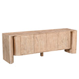 رف تلفاز كاريسيا باللون الخشبي