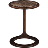 طاولة وسطية توري باللون البني الغامق