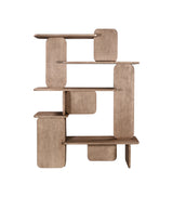 رف كتب كاستيلا باللون البني