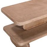 رف كتب سيليندا باللون الخشبي