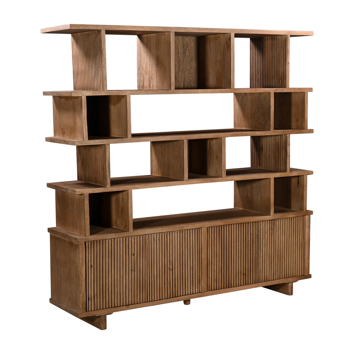 رف كتب مارا باللون البني