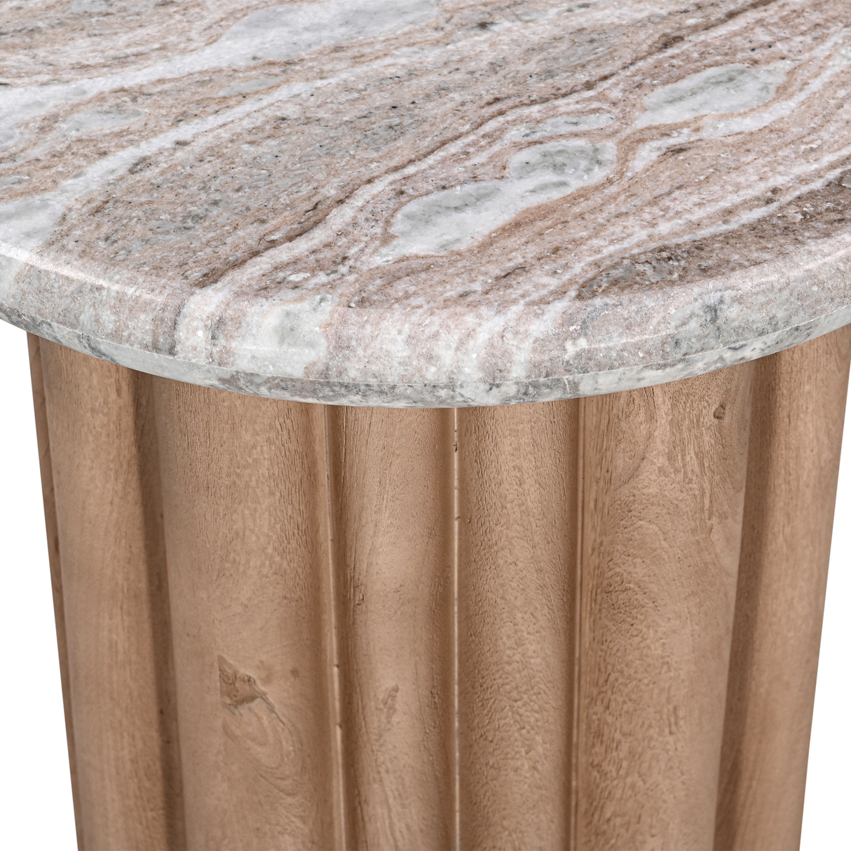 طاولة وسطية أمالا باللون البني