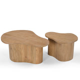 طاولة وسطية ليفولا باللون الخشبي