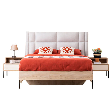 غرفة نوم ميلورا باللون الكريمي