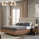 سرير ميلار باللون البني