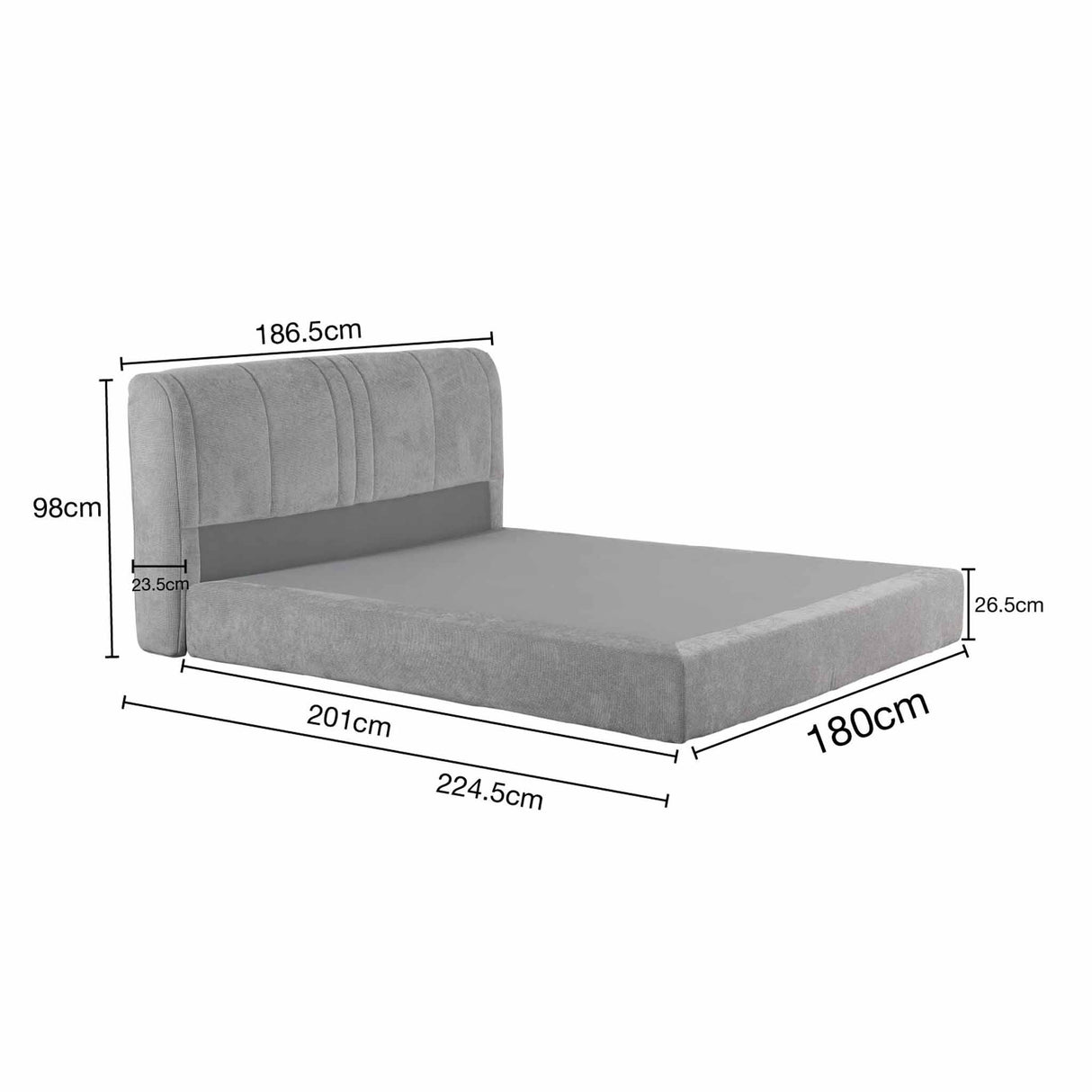 Lavinsa bed in beige