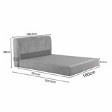 Lavinsa bed in beige