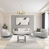 طقم كنب ريف باللون الكريمي الرمادي