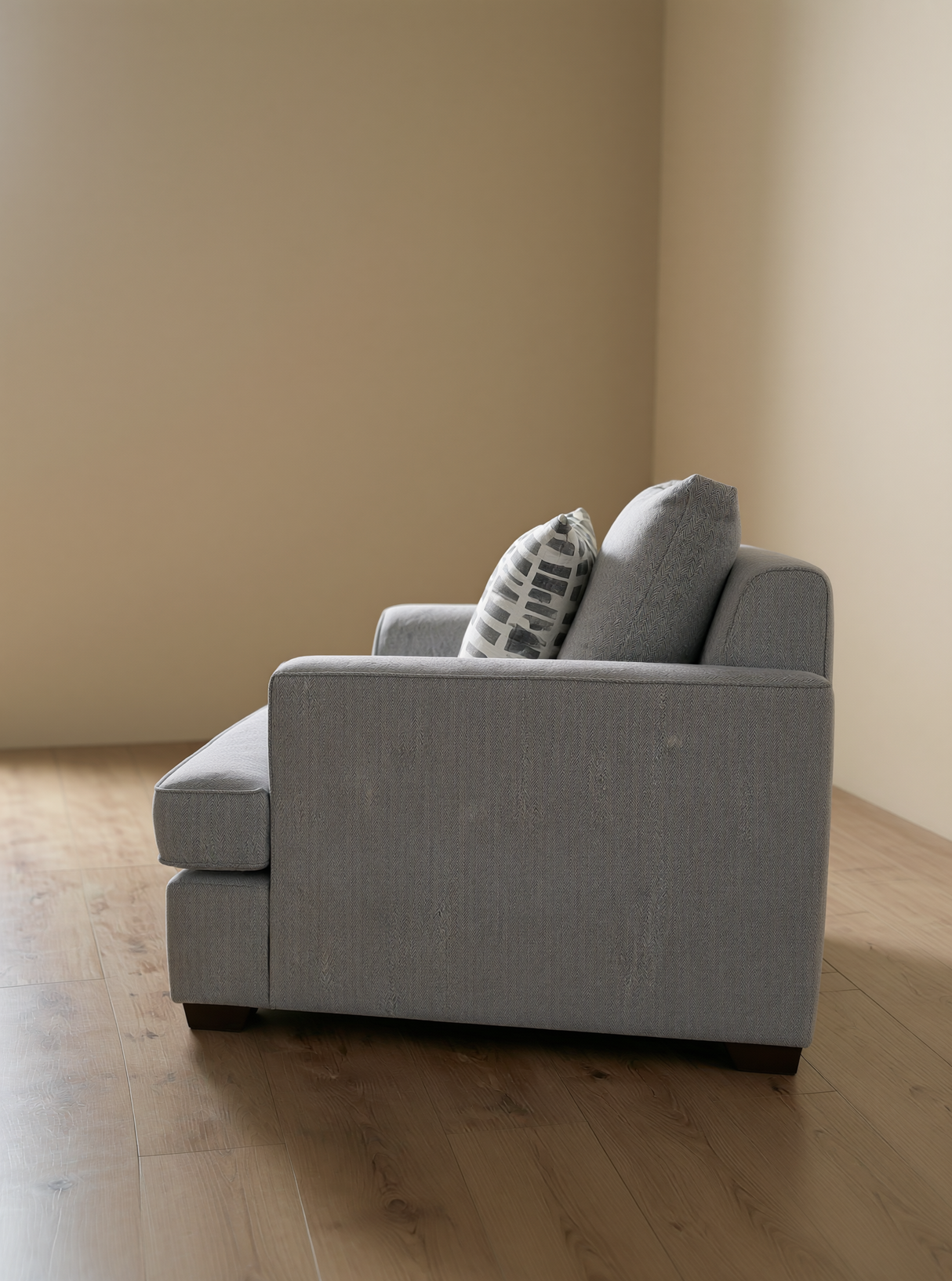 كنب فردي آماريس باللون الرمادي