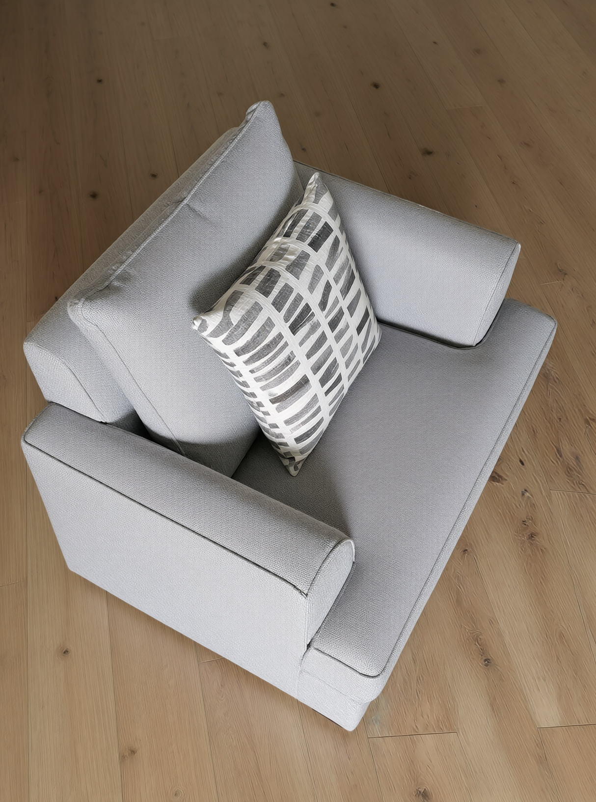 كنب فردي آماريس باللون الرمادي