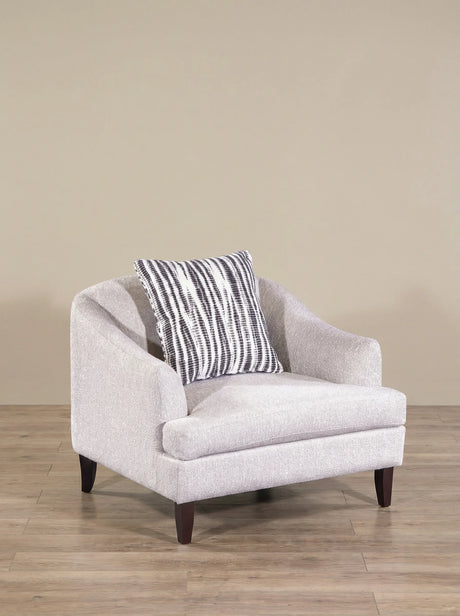 كنب فردي أورينا باللون الرمادي الفاتح