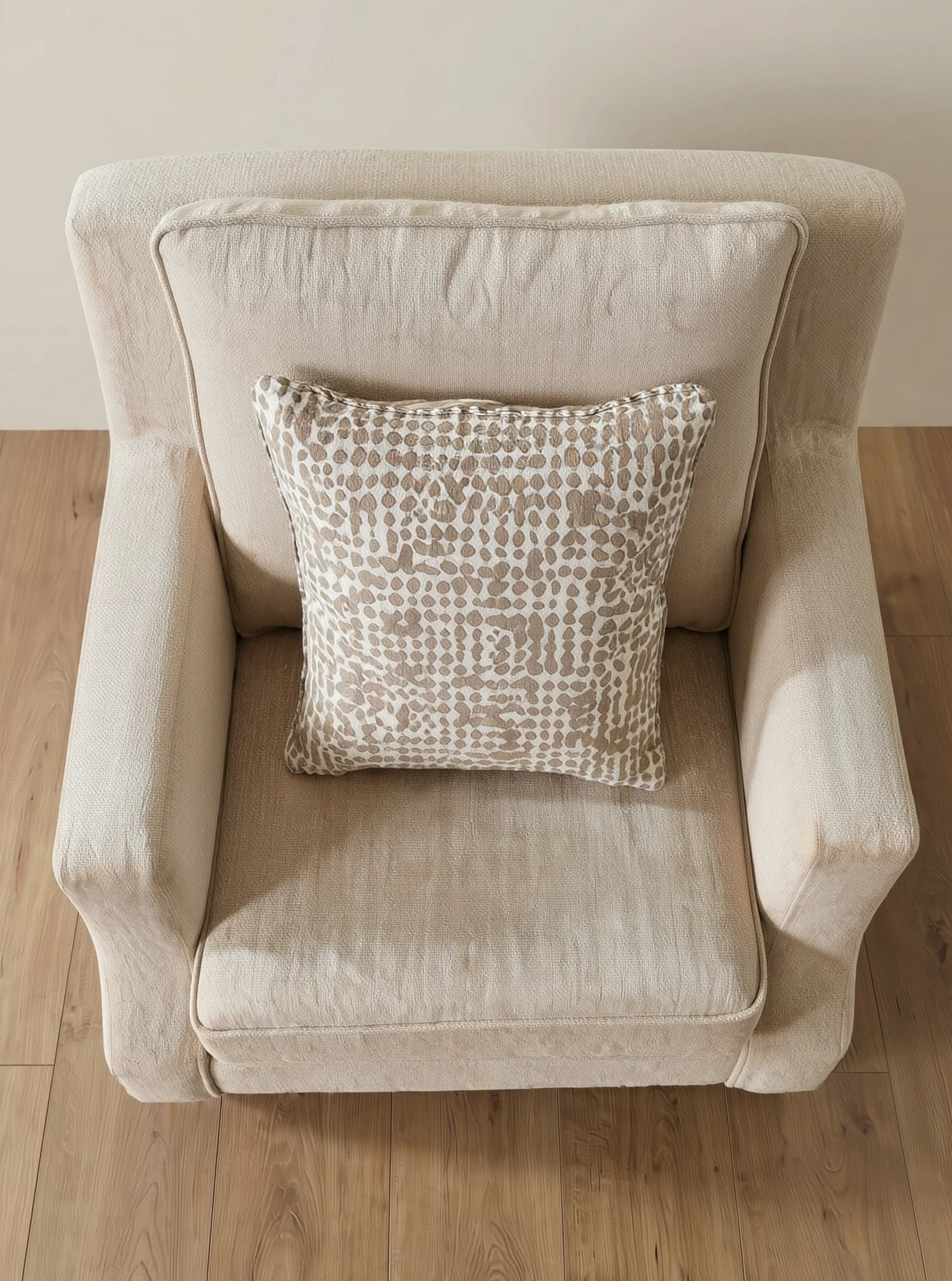 كنب فردي كاليستو باللون البيج