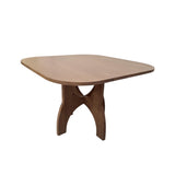 طاولة طعام أزورا باللون البني